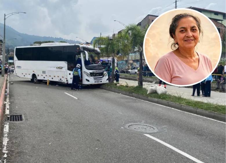 Familiares de Luzmila, la única víctima del accidente, exigen a la Secretaría de Movilidad y a la Fiscalía verificar si el bus presentó fallas mecánicas e informaron que adelantarán acciones legales contra la empresa de transporte a la que estaba afiliado el automotor. Foto tomada de redes sociales