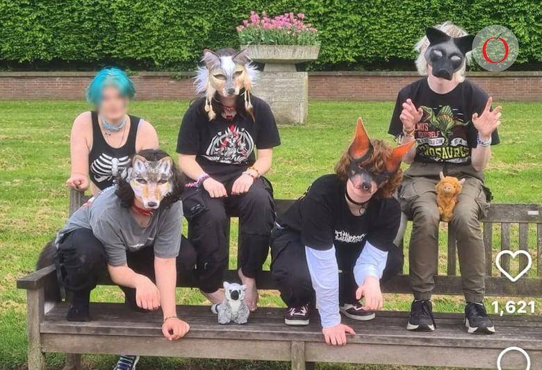 La tendencia de los jóvenes therians está tomando fuerza en países como Argentina. Comenzaron en redes sociales y ahora demuestran comportamientos en público. FOTO: TOMADA DE REDES SOCIALES.