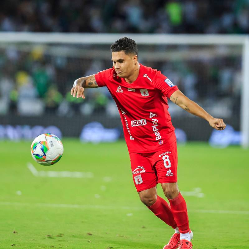 Juan Fernando Quintero ha sido clave con el América tanto en la Liga Betplay como en la Copa Sudamericana. FOTO: Camilo Suárez