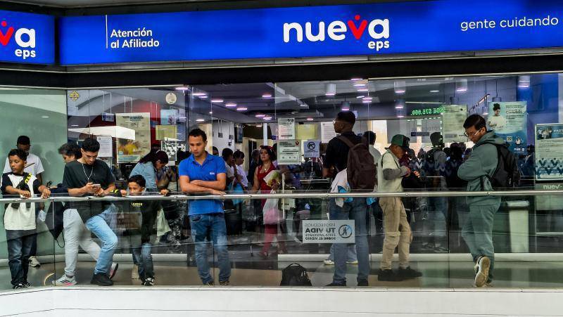 La intervención de la Nueva EPS empezó en el 2024, se prorrogó en abril de 2025. Ahora no se sabe. FOTO: Colprensa