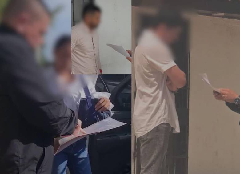 Los capturados serán presentados ante un juez de garantías. Fotos: Fiscalía