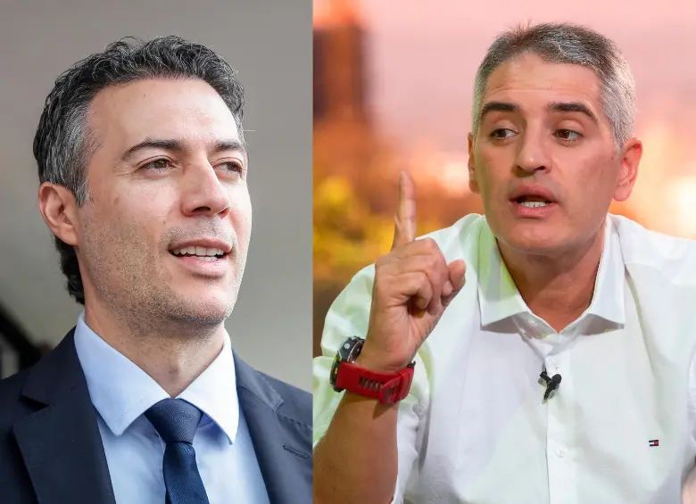 El posible nombramiento y la Supersalud generó un rifirrafe entre el exalcalde Daniel Quintero y el gobernador Andrés Julián Rendón: Fotos: Manuel Saldarriaga y Camilo Suárez