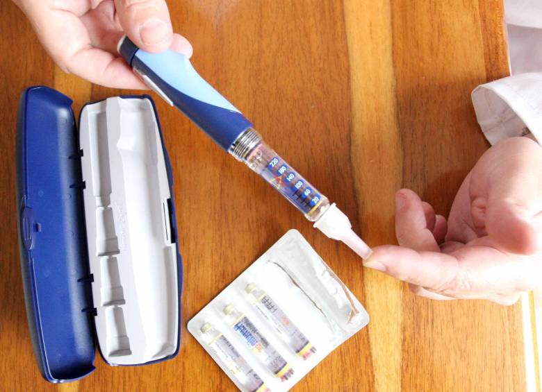 La insulina es el medicamento esencial para el tratamiento de la diabetes. FOTO: EL COLOMBIANO
