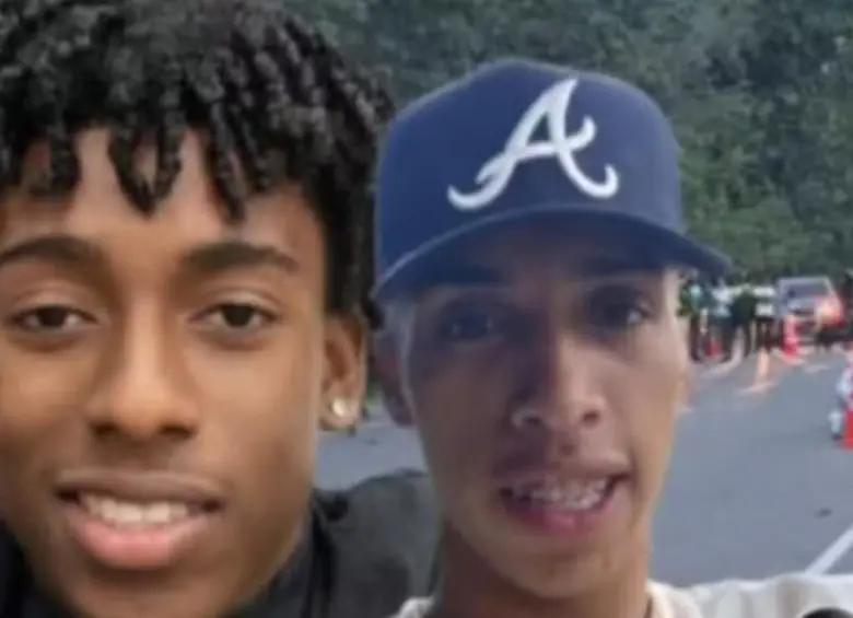 Dos de los tres jóvenes fallecidos producto del siniestro vial en la subregión Urabá. FOTOS: Tomadas de redes sociales