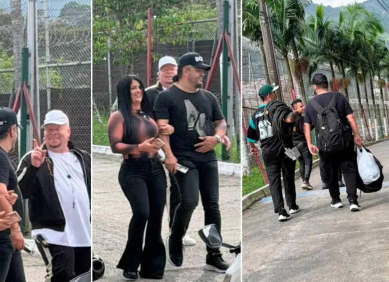 Imágenes del artista que se presentó en la Cárcel de Alta Seguridad de Itagüí. FOTOS: Cortesía Claudia Carrasquilla