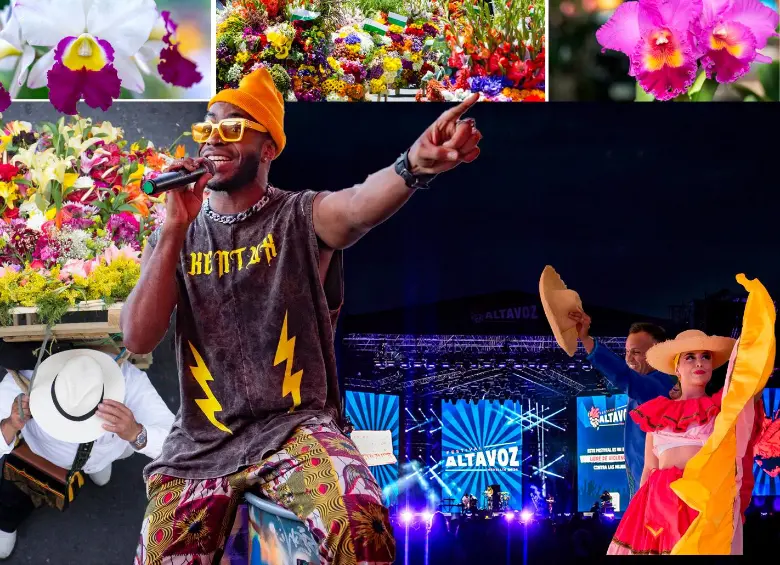 Medellín se viene ambientando para la Feria de las Flores con todos los eventos culturales y gratuitos que hay en estas semanas previas. FOTOS EL COLOMBIANO y Cortesía