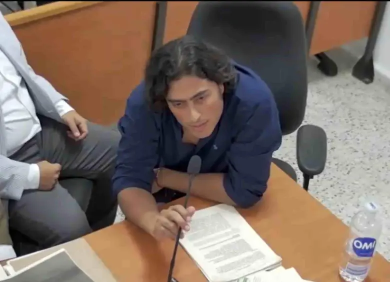 Nicolás Petro imputado por lavado de activos y enriquecimiento ilícito. FOTO: Captura de pantalla.