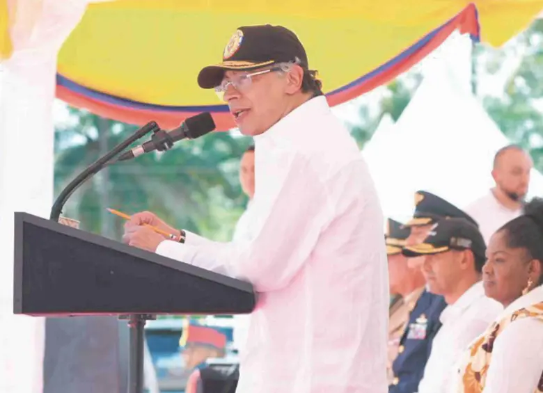 El presidente Gustavo Petro inicia su último año con baja aprobación. Foto: Presidencia