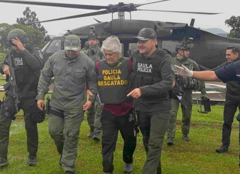 El empresario Israel García fue secuestrado por miembros del frente Dagoberto Ramos de las disidencias. FOTO: Cortesía Policía Nacional