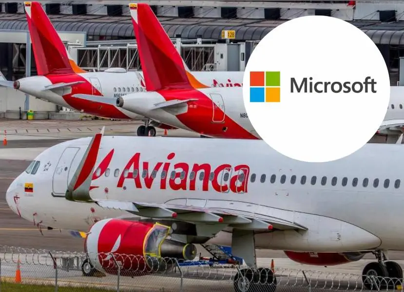 Avianca reporta fallas en notificaciones por caída de Microsoft Azure. FOTO: Manuel Saldarriaga y Getty. Avianca reporta fallas en notificaciones por caída de Microsoft Azure. FOTO: Manuel Saldarriaga y Getty.
