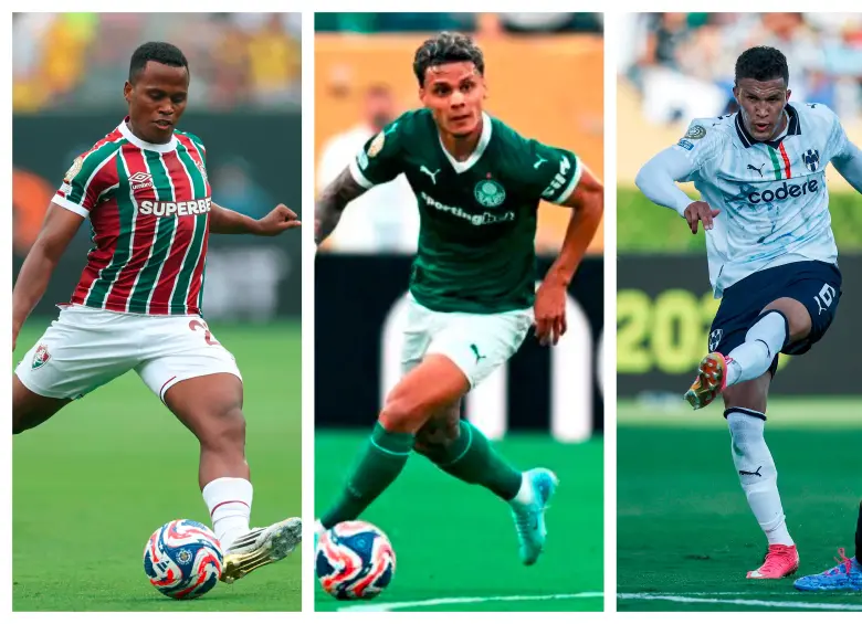 Jhon Arias, Richard Ríos y Nelson Deossa fueron los colombianos más destacados en el Mundial de Clubes. FOTOS GETTY