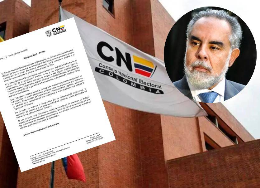 El cruce entre Benedetti y el CNE ocurre a solo un día de la consulta interna del Pacto Histórico, que definirá el precandidato presidencial y el orden de las listas cerradas al Congreso para 2026. FOTO: Cortesía CNE y X. El cruce entre Benedetti y el CNE ocurre a solo un día de la consulta interna del Pacto Histórico, que definirá el precandidato presidencial y el orden de las listas cerradas al Congreso para 2026. FOTO: Cortesía CNE y X.