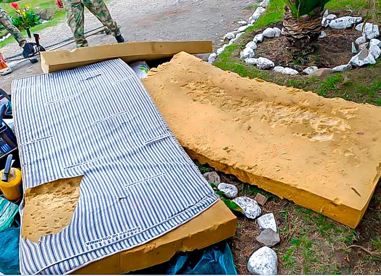 Aspecto de las condiciones por la que pasan los soldados de la base del Ejército ubicada en el municipio de Abejorral. FOTO: Cortesía