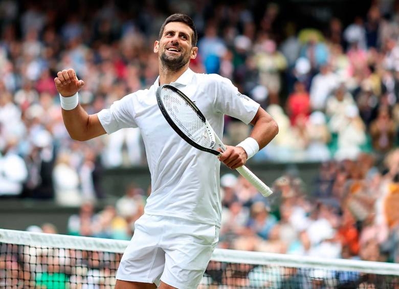 Novak Djokovic venció a Andrey Rublev y está en semifinales de Wimbledon