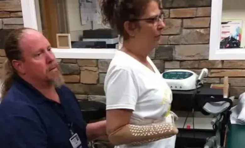 A Marie le fueron amputadas varias de sus extremidades. FOTO: Marie Trainer.