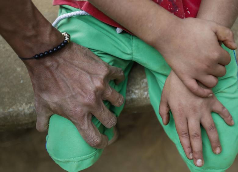Imagen de dramatización de un caso de abuso sexual contra niños de la ciudad. Foto: Manuel Saldarriaga Quintero