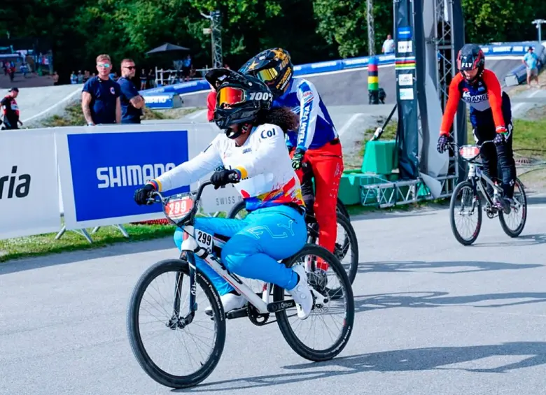 Guadalupe Palacios, una de las promesas del bicicrós colombiano. FOTO INSTAGRAM Team WElite BMX
