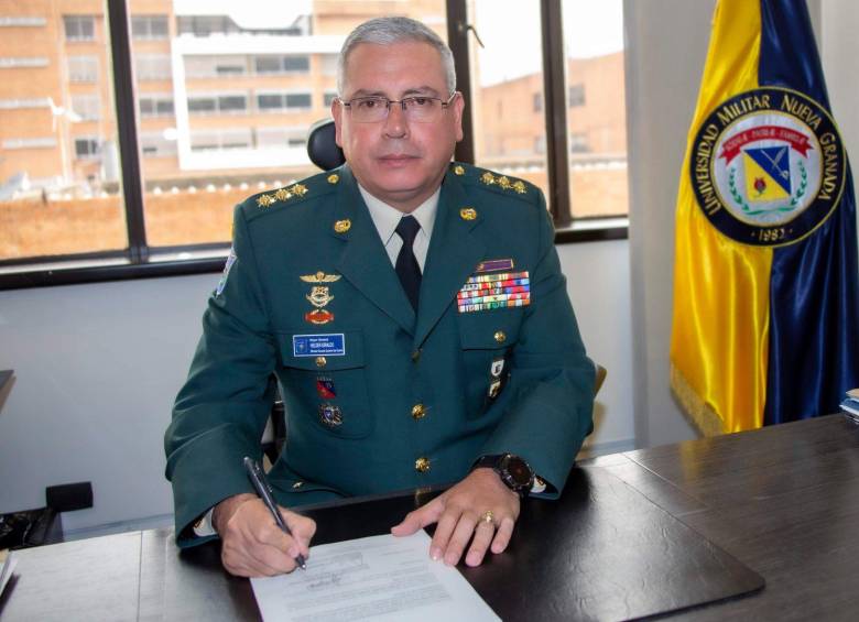 General Helder Giraldo. Foto: Universidad Militar Nueva Granda.