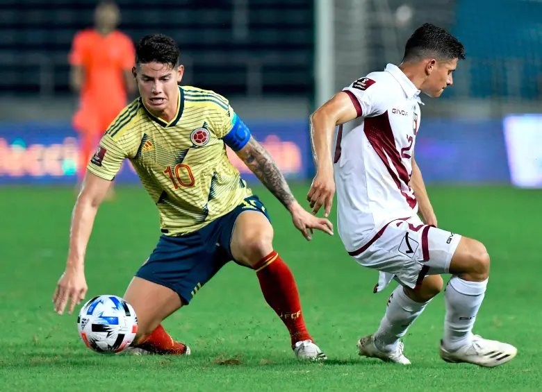 Colombia visita a Venezuela con la consigna de sumar tres puntos para mejorar su posición en la tabla y también en el Ranking FIFA. FOTO GETTY
