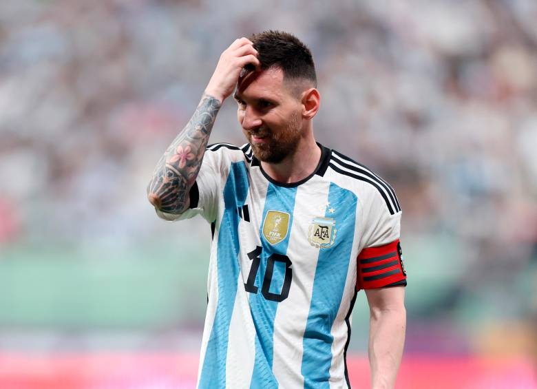 El futbolista argentino Lionel Messi, de 38 años, está cerca de jugar su última Copa del Mundo con la Selección Argentina. Foto: Getty