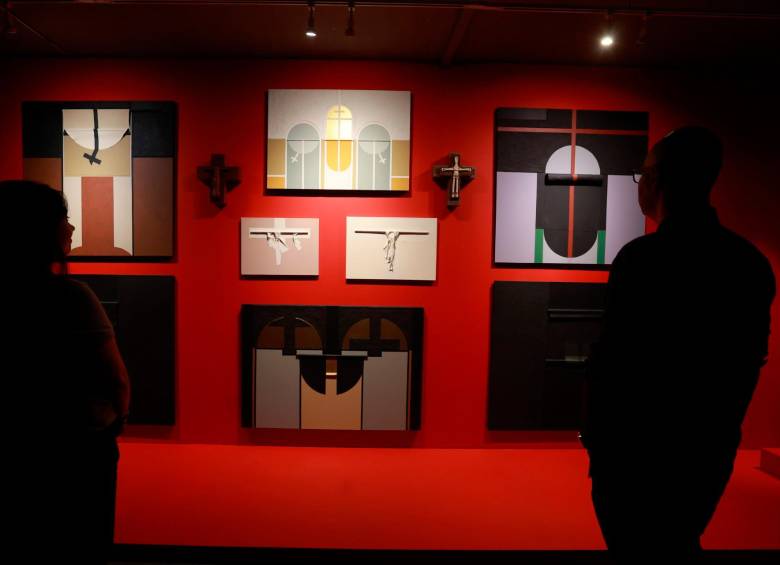 La exposición reúne 27 obras, pero también entrevistas a Jaime y a sus estudiantes donde se puede conocer su trabajo con mayor profundidad. Foto Manuel Saldarriaga.