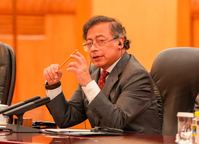 El presidente Gustavo Petro estará en China hasta el 17 de mayo. FOTO: Presidencia