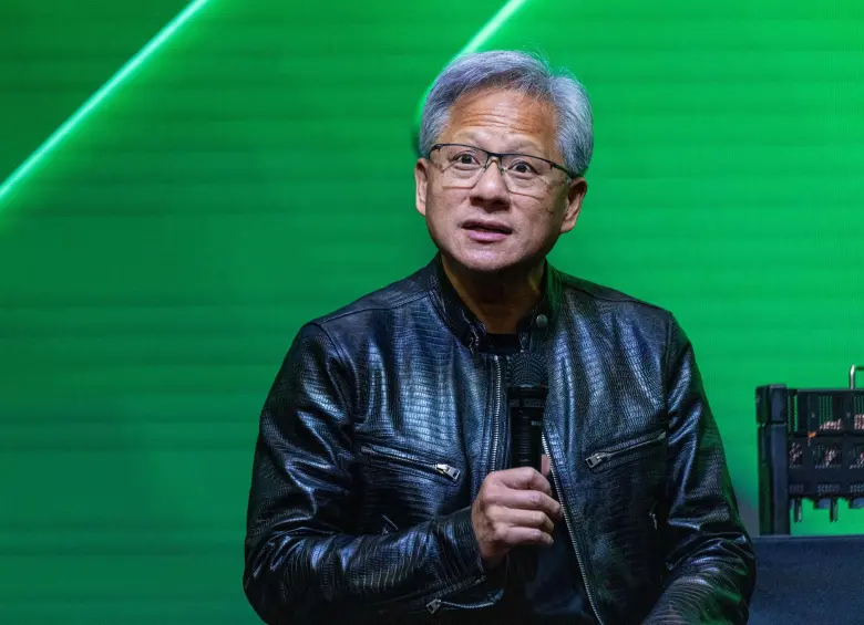 Jensen Huang, CEO de Nvidia Corp. FOTO: Getty Images