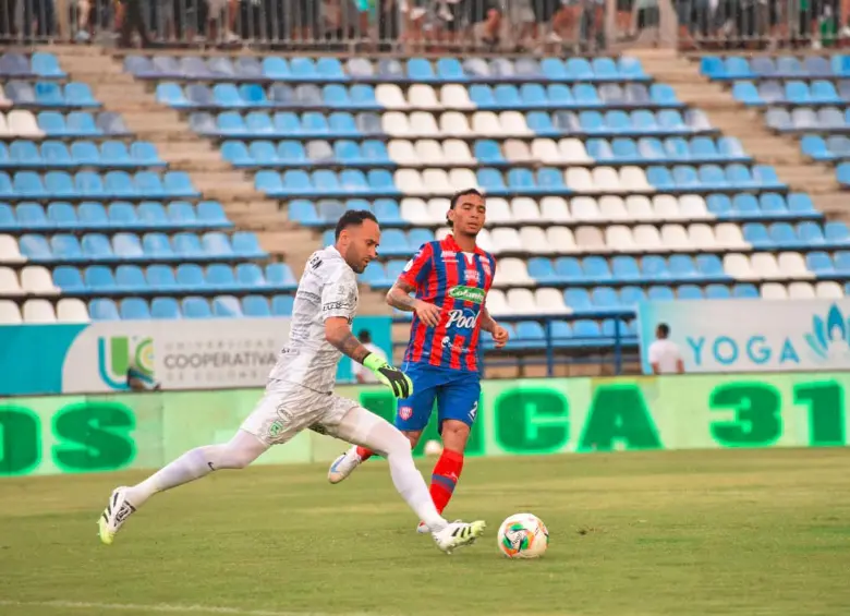 En la imagen aparece David Ospina, portero titular de Nacional frente al Unión Magdalena. FOTO COLPRENSA