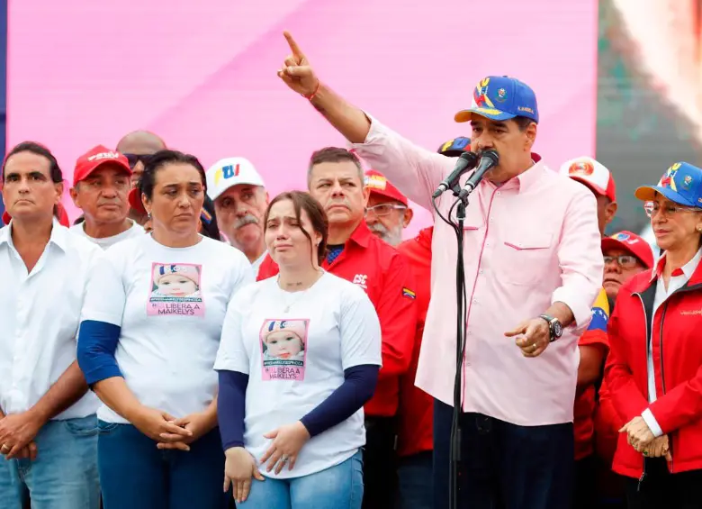 El 18 de agosto de 2025, Nicolás Maduro anunció que desplegaría 4,5 millones de milicianos en respuesta a las amenazas estadounidenses. Foto: Afp