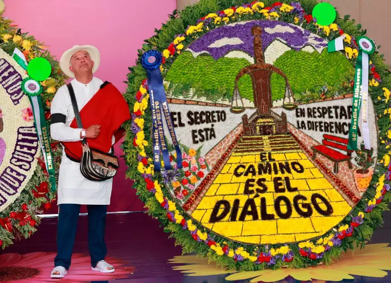 Este es Diego Antonio Londoño, ganador de la categoría Emblemática. FOTO Manuel Saldarriaga