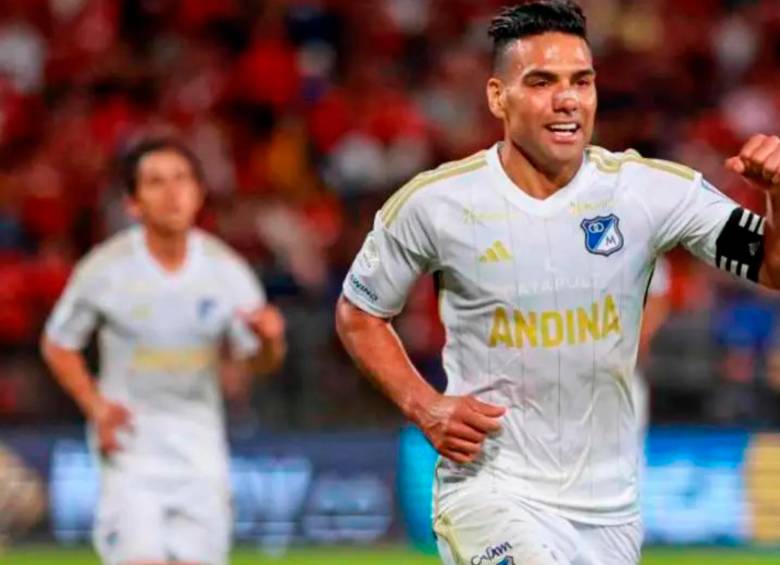 Falcao García suma 156 días sin jugar por lesiones desde que llegó a Millonarios en julio del 2024. FOTO: Manuel Saldarriaga