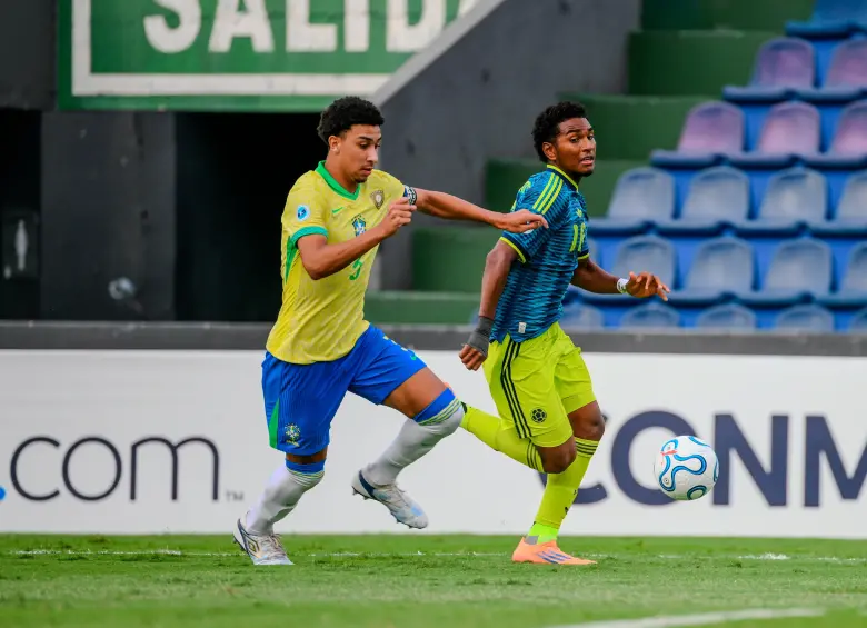 Colombia superó contundentemente a Brasil para llegar a la final del Sudamericano. FOTO FCF