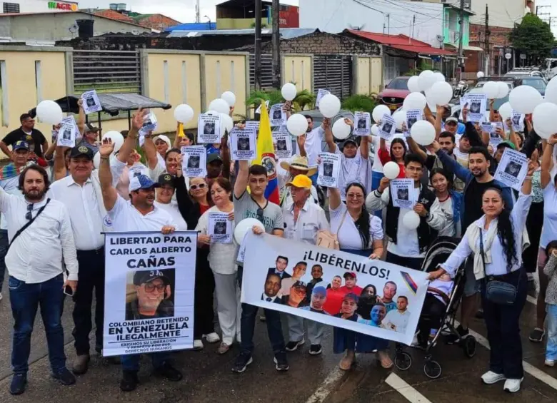 Los familiares han hecho viajes hasta Caracas, marchas en Bogotá y Cúcuta, protestas en el Congreso, huelgas y cadenas de oración. FOTO Cortesía