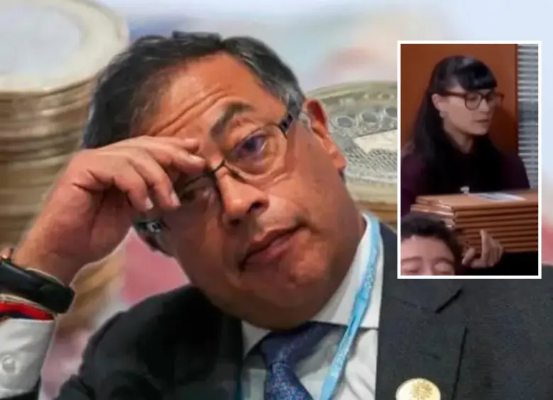 El presidente Gustavo Petro espera poder presentar una reforma tributaria por $26 billones, la más alta en un siglo para financiar un presupuesto inflado, según Angélica Lozano. FOTO: Colprensa y redes sociales