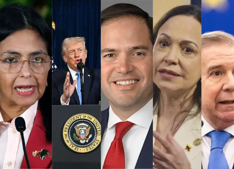 Machado sigue sin recibir el apoyo de Estados Unidos. FOTOS: AFP.