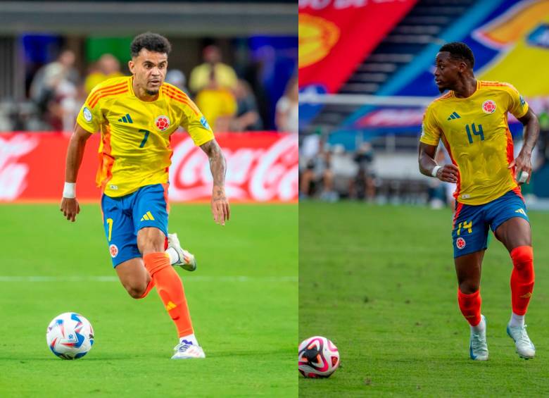 Luis Díaz y Jhon Jáder Duran son las figuras de la Selección Colombia para la doble jornada de eliminatorias que se juegan en junio. FOTO: JUAN ANTONIO SÁNCHEZ
