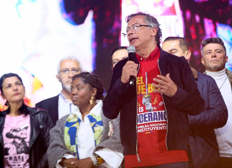 Desde hace más de un año, Petro ha movido la propuesta de realizar una constituyente. FOTO: Colprensa