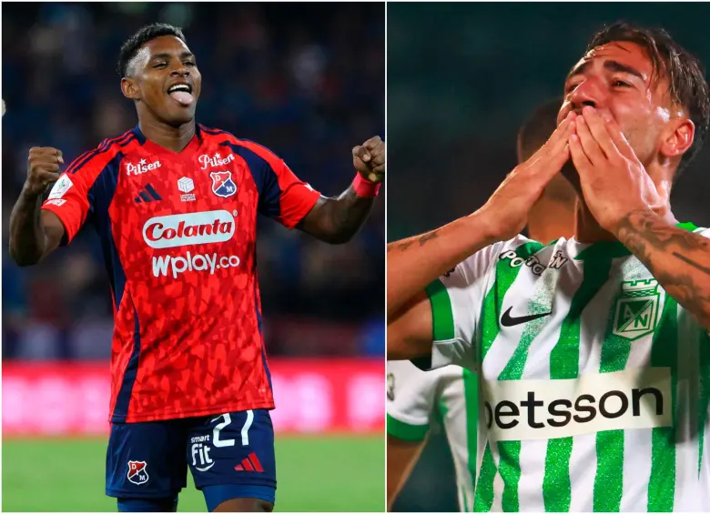 Brayan León Muñiz llegó a siete goles en los últimos nueve clásicos paisas. Facundo Batista tuvo su debut anotador en uno de los partidos más emocionantes del fútbol local. FOTO manuel saldarriaga 