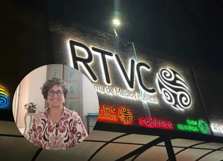 Ana María Mesa Villegas trabajó casi doce años en Radio Nacional. FOTO: RTVC y redes sociales