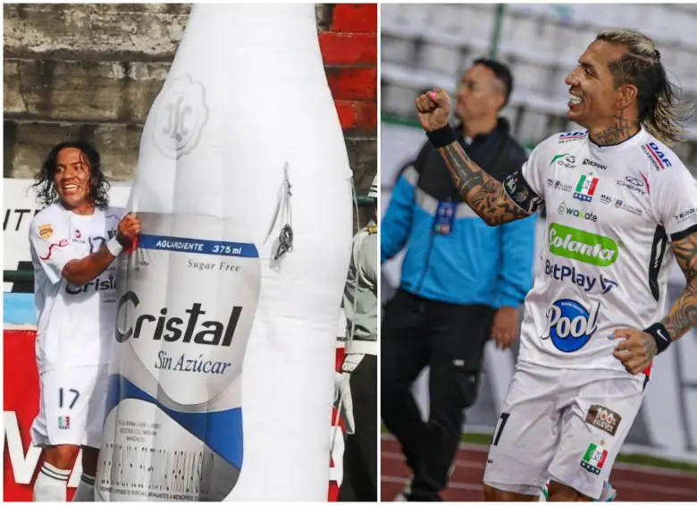 Dayro Moreno en sus inicios con Once Caldas. FOTO: Redes sociales y Once Caldas