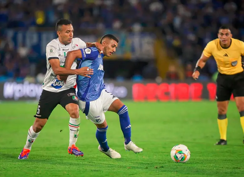 Millonarios y Once Caldas igualaron 2-2 en la fecha 4 de los cuadrangulares semifinales. FOTO COLPRENSA
