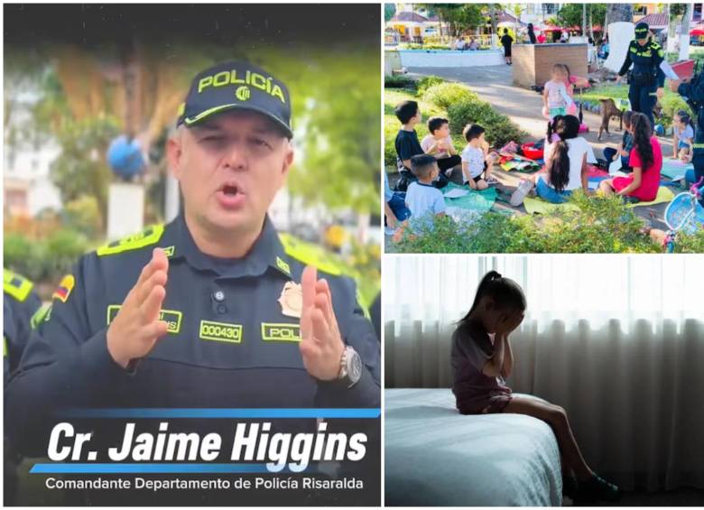 El coronel Jaime Higgins, comandante del Departamento de la Policía de Risaralda. FOTO: Tomada de video de redes sociales de la Policía Nacional de Colombia @PoliciaColombia y Getty