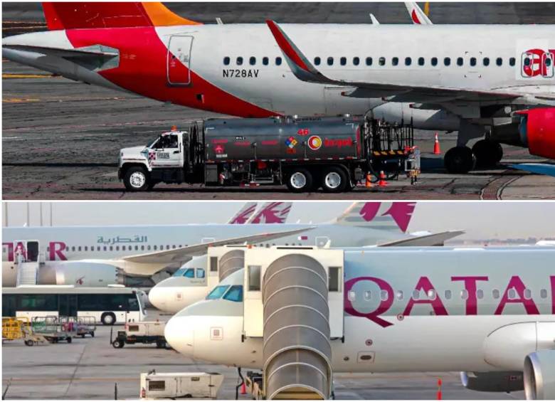 Durante el evento Wings of Change Americas, organizado por la Asociación Internacional de Transporte Aéreo (IATA) en Bogotá, explicaron cómo estas guerras globales afectan las operaciones aéreas en todo el mundo. FOTO: JUAN ANTONIO SÁNCHEZ Y QATAR AIRWAYS