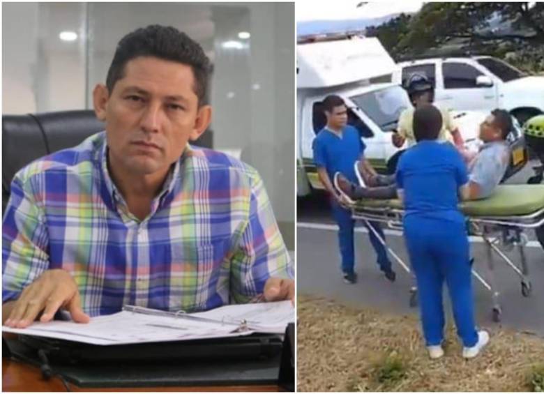 El hijo del concejal lo habría atacado con un arma corto punzante, causándole varias heridas en su cuerpo, por lo que al final terminaron estrellando el vehículo. FOTO: Redes sociales concejal y captura video