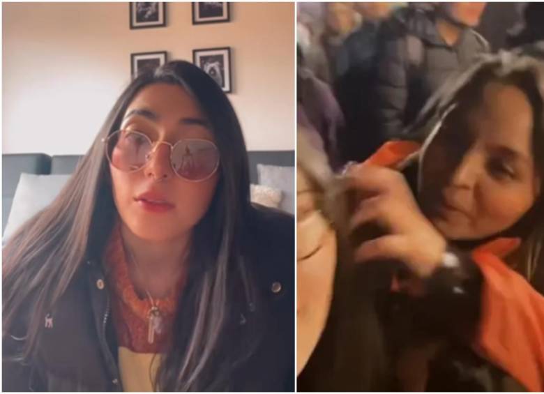 La joven identificada como Tania Cortés, conocida como Cox Cortés en redes sociales, reveló nuevos detalles del episodio de agresión que vivió en el Festival Cordillera en Bogotá. FOTO: Captura video redes sociales