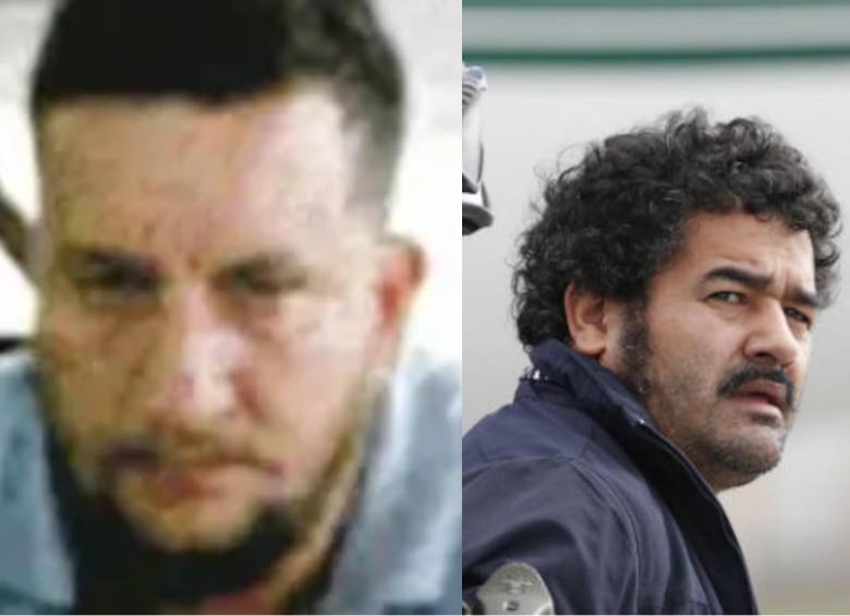 José Leonardo Hortúa Blandón, alias Mascota. A la derecha, Diego Rastrojo. FOTOS Tomada de redes sociales y Fiscalía