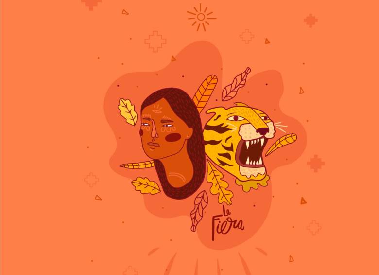 Título ilustración: Fiera natura / Vanessa Ramirez / @lafiera_ilustrada / Técnica: Digital / 2018 