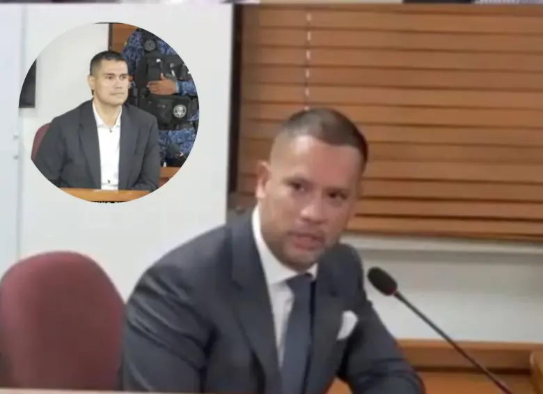Diego Cadena en juicio por soborno a testigos. Foto: captura de video