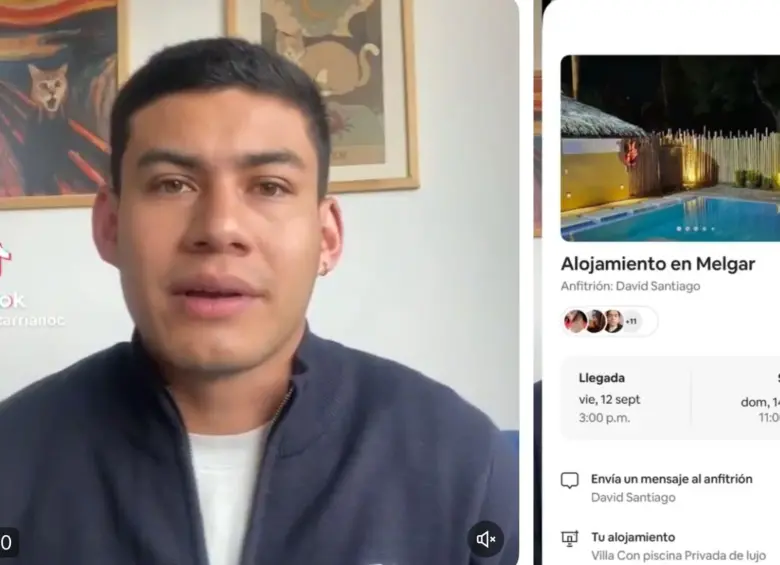 Óscar publicó la denunció en sus redes sociales. Foto: captura de video.