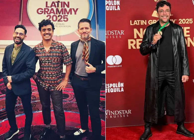 Puerto Candelaria y Andrés Cepeda están presentes en Las Vegas para la ceremonia de los Latin Grammy. FOTOS Cortesía @puertocandelaria y @andrescepeda